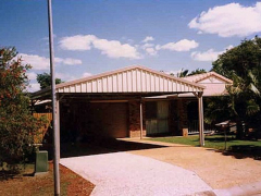 wa gable carports from afar