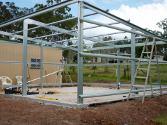 skillion monoslope shed frame