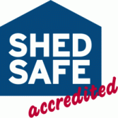 shed safe accredited Logo